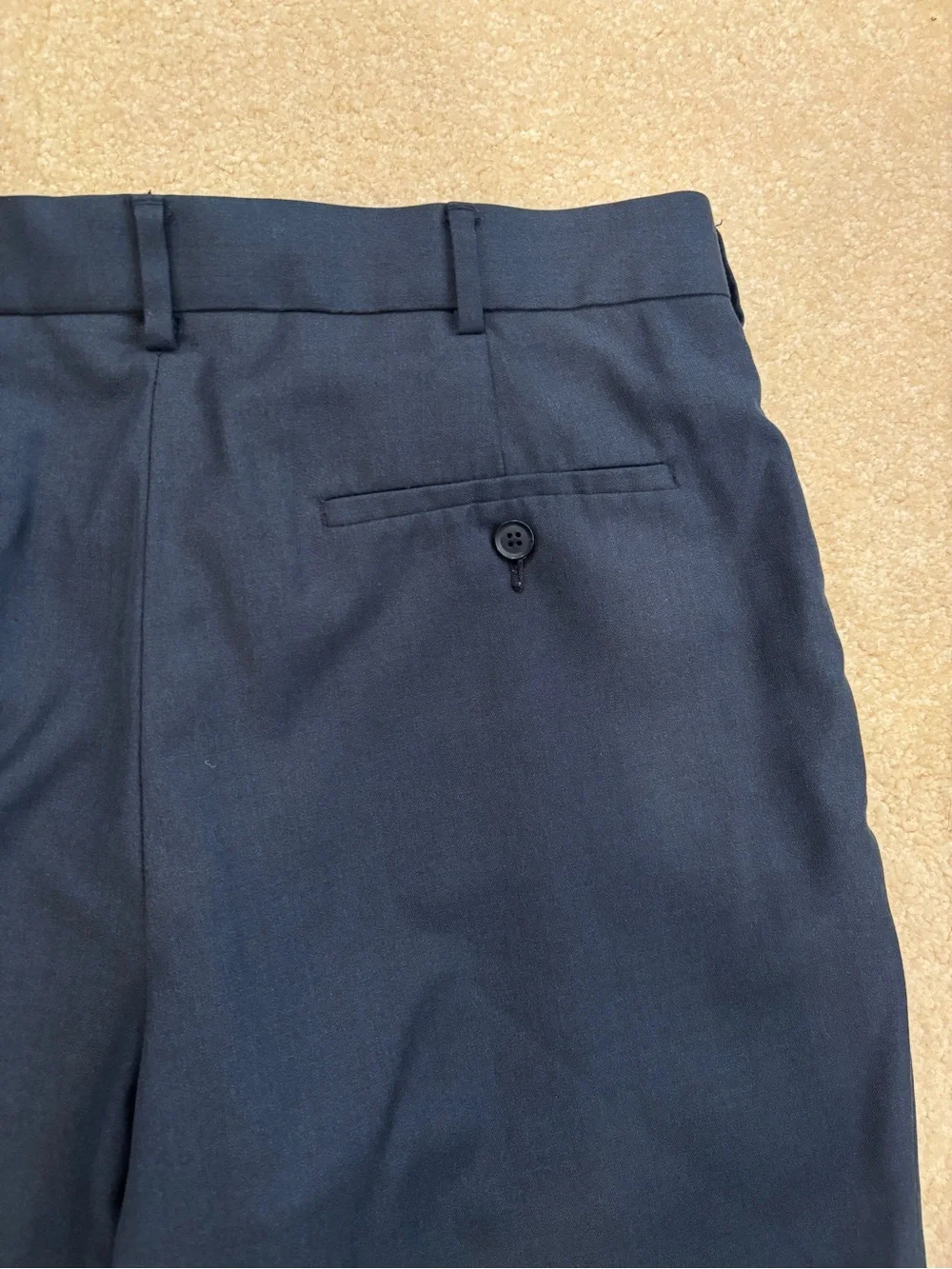 Perry Ellis Men's Navy Dress Pants Size 34